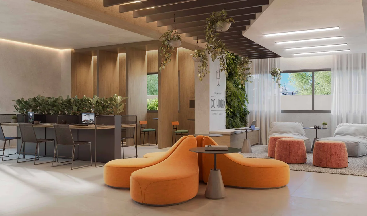 Perspectiva artística — Coworking, NID Alphaville